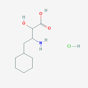 3-Amino-4-cyclohexyl-2-hydroxybutanoic acid hydrochloride
