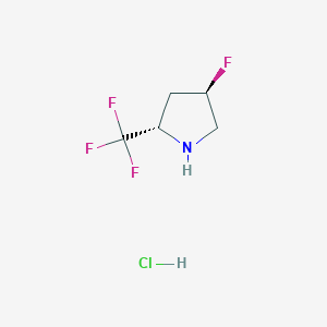 (2S,4R)-4-Fluoro-2-(trifluoromethyl)pyrrolidine hydrochloride