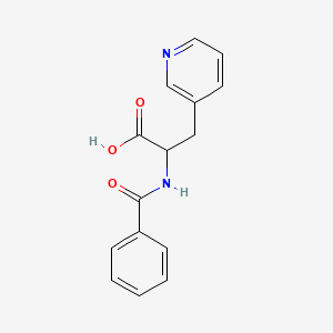 2-(Phenylformamido)-3-(pyridin-3-yl)propanoic acid