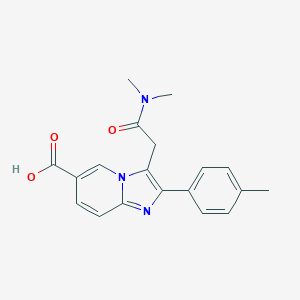 molecular formula C19H19N3O3 B026898 Zolpidem 6-Carboxylic Acid CAS No. 109461-15-6