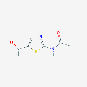molecular formula C6H6N2O2S B2689819 N-(5-Formylthiazol-2-YL)acetamide CAS No. 252662-37-6