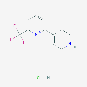 6-(Trifluoromethyl)-1',2',3',6'-tetrahydro-2,4'-bipyridine hydrochloride