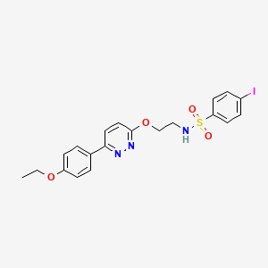 N-(2-((6-(4-ethoxyphenyl)pyridazin-3-yl)oxy)ethyl)-4-iodobenzenesulfonamide