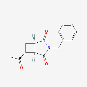 (1R,5S,6R)-6-Acetyl-3-benzyl-3-azabicyclo[3.2.0]heptane-2,4-dione