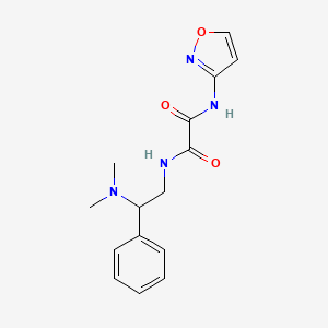molecular formula C15H18N4O3 B2689865 N1-(2-(dimethylamino)-2-phenylethyl)-N2-(isoxazol-3-yl)oxalamide CAS No. 942011-79-2