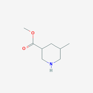 molecular formula C8H15NO2 B2689960 Methyl 5-methylpiperidine-3-carboxylate CAS No. 1044591-98-1