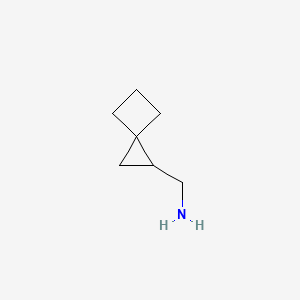 molecular formula C7H13N B2689964 (Spiro[2.3]hex-1-ylmethyl)amine CAS No. 1540020-17-4