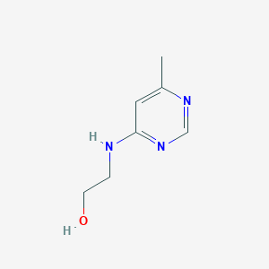 molecular formula C7H11N3O B2690041 2-[(6-Methylpyrimidin-4-yl)amino]ethan-1-ol CAS No. 55662-08-3