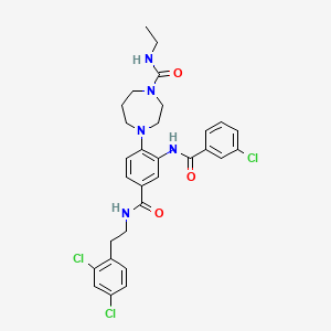 molecular formula C30H32Cl3N5O3 B2690052 CXCR3 antagonist 1 