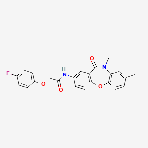 N-(8,10-dimethyl-11-oxo-10,11-dihydrodibenzo[b,f][1,4]oxazepin-2-yl)-2-(4-fluorophenoxy)acetamide
