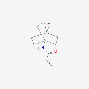 molecular formula C11H16FNO B2690085 n-{4-Fluorobicyclo[2.2.2]octan-1-yl}prop-2-enamide CAS No. 2224299-38-9