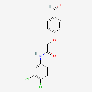 N-(3,4-dichlorophenyl)-2-(4-formylphenoxy)acetamide
