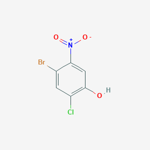 4-Bromo-2-chloro-5-nitrophenol