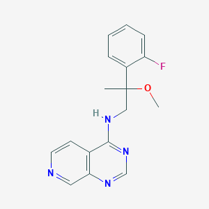 N-[2-(2-Fluorophenyl)-2-methoxypropyl]pyrido[3,4-d]pyrimidin-4-amine