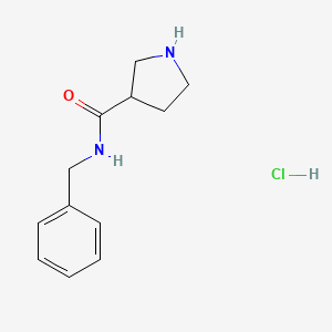 N-benzylpyrrolidine-3-carboxamide hydrochloride