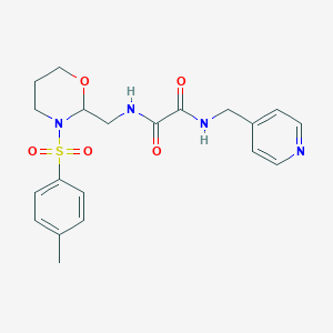 N1-(pyridin-4-ylmethyl)-N2-((3-tosyl-1,3-oxazinan-2-yl)methyl)oxalamide