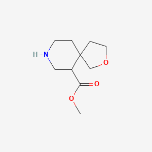 molecular formula C10H17NO3 B2690132 Methyl 2-oxa-8-azaspiro[4.5]decane-6-carboxylate CAS No. 2287330-76-9
