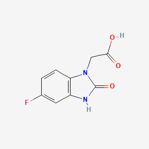 2-(5-Fluoro-2-oxo-2,3-dihydrobenzo[d]imidazol-1-yl)acetic acid