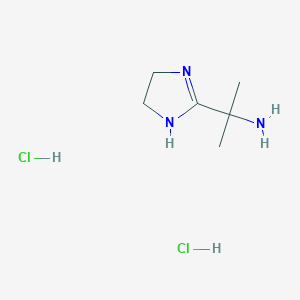 2-(4,5-Dihydro-1H-imidazol-2-yl)propan-2-amine;dihydrochloride