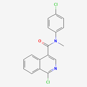 1-chloro-N-(4-chlorophenyl)-N-methylisoquinoline-4-carboxamide