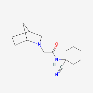 2-{2-azabicyclo[2.2.1]heptan-2-yl}-N-(1-cyanocyclohexyl)acetamide
