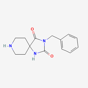 3-Benzyl-1,3,8-triaza-spiro[4.5]decane-2,4-dione