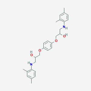 1-[(2,4-Dimethylphenyl)amino]-3-(4-{3-[(2,4-dimethylphenyl)amino]-2-hydroxypropoxy}phenoxy)propan-2-ol