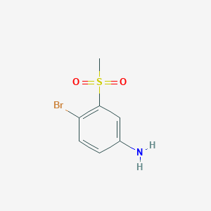 4-Bromo-3-(methylsulphonyl)aniline
