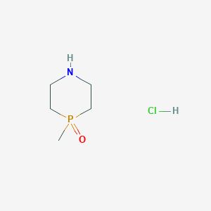 molecular formula C5H13ClNOP B2690176 4-Methyl-1,4-azaphosphinane 4-oxide hydrochloride CAS No. 945459-80-3
