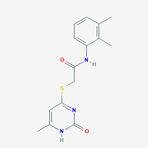 N-(2,3-dimethylphenyl)-2-[(6-methyl-2-oxo-1H-pyrimidin-4-yl)sulfanyl]acetamide