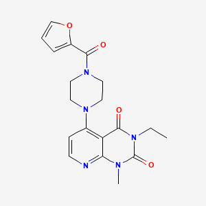3-ethyl-5-(4-(furan-2-carbonyl)piperazin-1-yl)-1-methylpyrido[2,3-d]pyrimidine-2,4(1H,3H)-dione