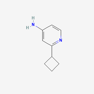 molecular formula C9H12N2 B2690290 2-Cyclobutylpyridin-4-amine CAS No. 1159818-59-3