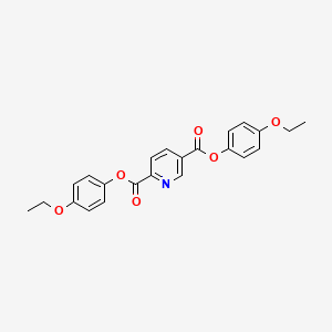 molecular formula C23H21NO6 B2690329 双(4-乙氧基苯基)吡啶-2,5-二甲酸二酯 CAS No. 135981-33-8