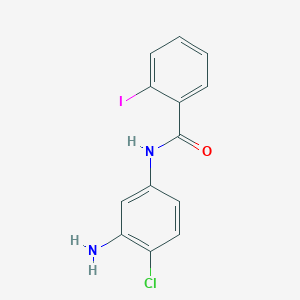 molecular formula C13H10ClIN2O B2690372 N-(3-amino-4-chlorophenyl)-2-iodobenzamide CAS No. 926227-24-9