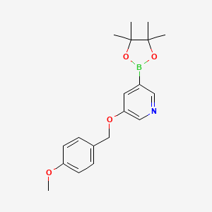 3-(4-Methoxy-benzyloxy)-5-(4,4,5,5-tetramethyl-[1,3,2]dioxaborolan-2-yl)-pyridine