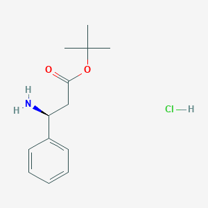 Tert-butyl (3S)-3-amino-3-phenylpropanoate;hydrochloride