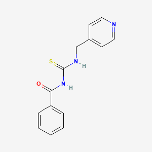molecular formula C14H13N3OS B2690418 3-benzoyl-1-[(pyridin-4-yl)methyl]thiourea CAS No. 118708-31-9