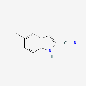 molecular formula C10H8N2 B2690482 5-methyl-1H-indole-2-carbonitrile CAS No. 1522608-25-8