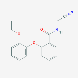 molecular formula C17H16N2O3 B2690501 N-(Cyanomethyl)-2-(2-ethoxyphenoxy)benzamide CAS No. 1436277-42-7