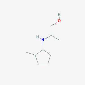 molecular formula C9H19NO B2690513 2-[(2-Methylcyclopentyl)amino]propan-1-ol CAS No. 1561043-24-0