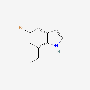 molecular formula C10H10BrN B2690580 5-bromo-7-ethyl-1H-indole CAS No. 467451-94-1