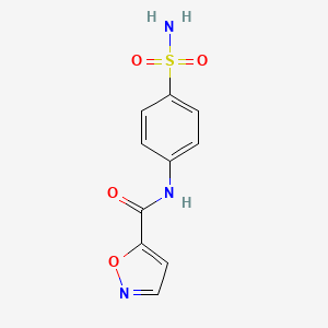 molecular formula C10H9N3O4S B2690586 N-(4-sulfamoylphenyl)-1,2-oxazole-5-carboxamide CAS No. 941869-09-6