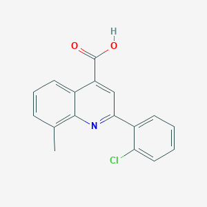 2-(2-Chlorophenyl)-8-methylquinoline-4-carboxylic acid