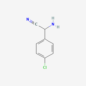 molecular formula C8H7ClN2 B2690658 2-Amino-2-(4-chlorophenyl)acetonitrile CAS No. 56464-72-3