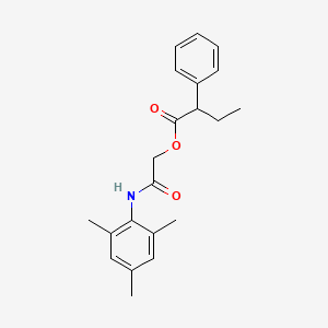 [2-Oxo-2-(2,4,6-trimethylanilino)ethyl] 2-phenylbutanoate