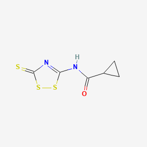 N-(3-thioxo-3H-1,2,4-dithiazol-5-yl)cyclopropanecarboxamide
