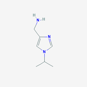 [1-(propan-2-yl)-1H-imidazol-4-yl]methanamine