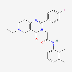 N-(2,3-dimethylphenyl)-2-(6-ethyl-2-(4-fluorophenyl)-4-oxo-5,6,7,8-tetrahydropyrido[4,3-d]pyrimidin-3(4H)-yl)acetamide