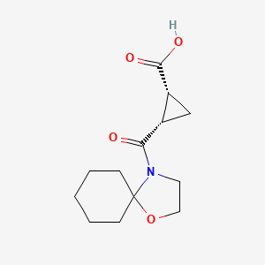 (1R,2S)-2-(1-oxa-4-azaspiro[4.5]dec-4-ylcarbonyl)cyclopropanecarboxylic acid
