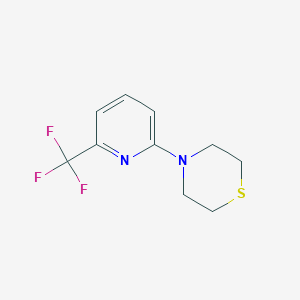 4-[6-(Trifluoromethyl)pyridin-2-yl]thiomorpholine